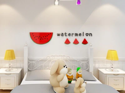 Sticker 3D Watermelon - Zambetul Aromat al Peretilor