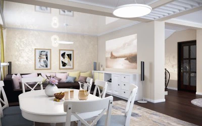 Design Interior Constanta -  Proiect Amenajare Living Cumpana